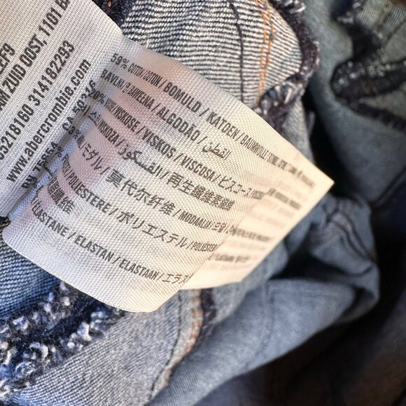 Hollister Jean Legging Dark Wash Low Rise Skinny Jeans Size 27 - Picture 9 of 15